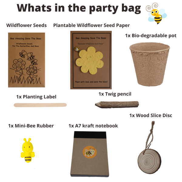 Save The Bees Birthday Party Bag Premium - Image 2