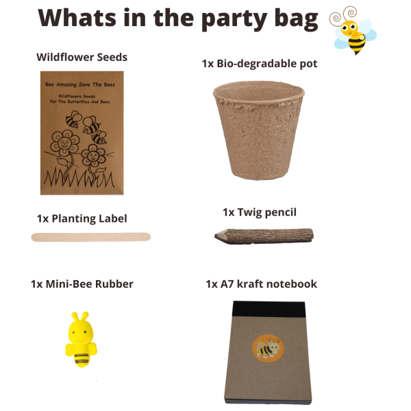 Save The Bees Birthday Party Bag - Image 2