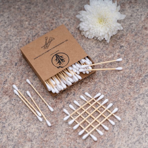 Bamboo Cotton Buds. Ear Sticks. Cotton Swab. Wooden Cotton Bud. Eco-Friendly Cotton Buds. Ear Buds Cotton. Biodegradable Cotton Buds. - Image 2