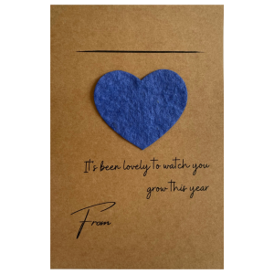Pupil gifts. Gift for student. School Leavers. End of year class gifts. Heart Seed Paper Shapes
