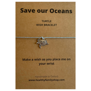 Turtle Wish String Bracelet. Plastic Free Party Bag Fillers. Eco- Friendly Party Favour.