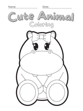 Cute Animal Coloring