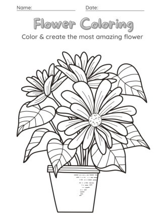 Flower Coloring 2
