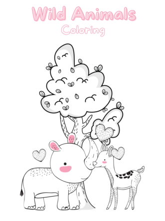 Wild Animals Coloring